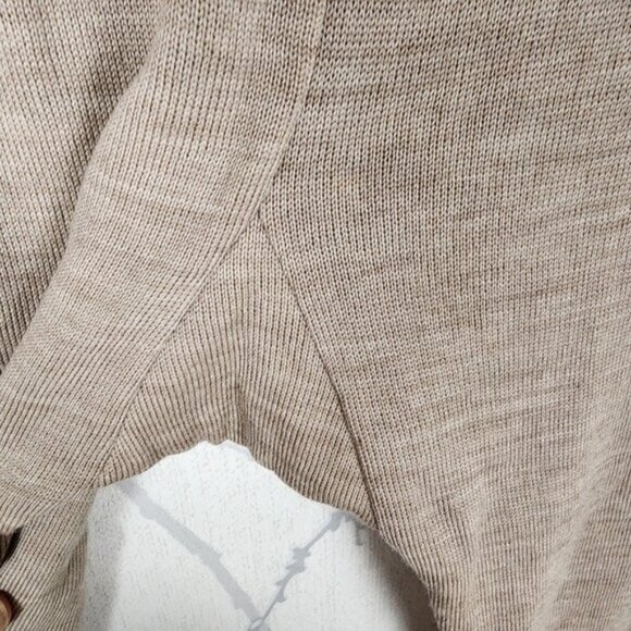 Snowflakes Beige 100% Wool Knit Baselayer Longjohns - Picture 2 of 6